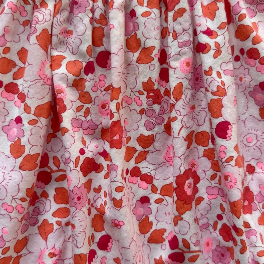 Jacadi Baby Girl Romper in Floral Liberty Fabric - Size 12M - Picture 6 of 14